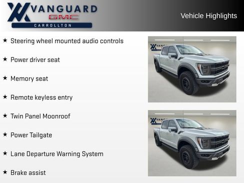 Used 2023 Ford F150 Raptor w/ Blue Interior Package image 10