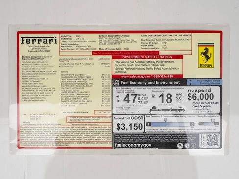 Used 2025 Ferrari 296 GTB RWD image 77