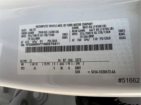 Used 2022 Ford F550 4x4 Crew Cab Super Duty w/ Power Equipment Group image 14