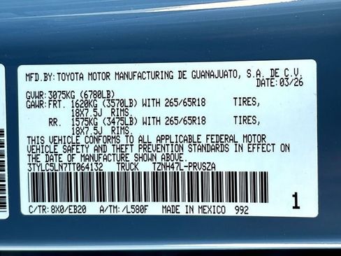 New 2026 Toyota Tacoma Limited image 25