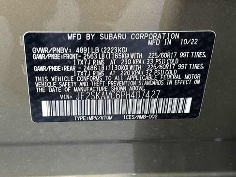Used 2023 Subaru Forester Wilderness w/ Wilderness Package AWD/4WD image 40