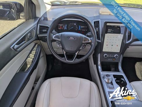 Used 2021 Ford Edge Titanium w/ Cargo Accessory Package FWD image 16