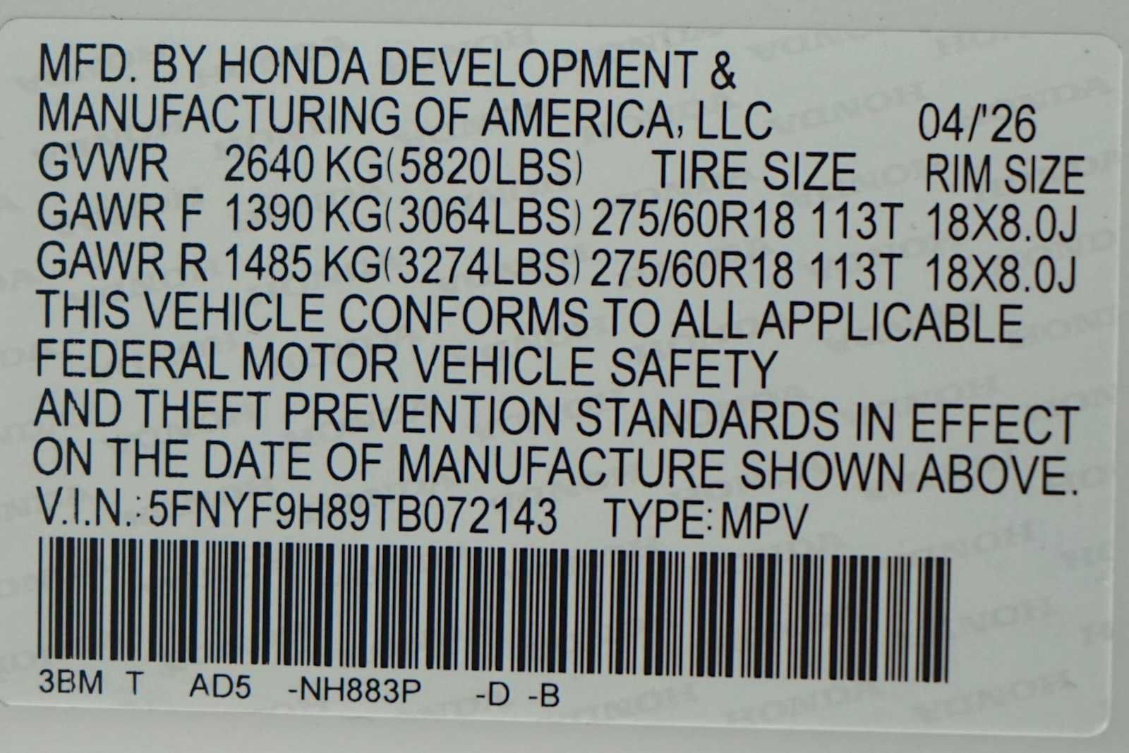 Used 2026 Honda Passport TrailSport Elite image 30