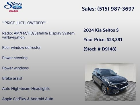 Used 2024 Kia Seltos S AWD/4WD image 8