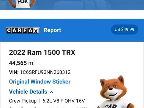 Used 2022 RAM 1500 TRX AWD/4WD image 4