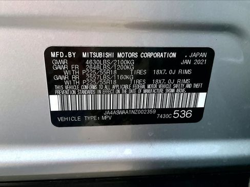Used 2022 Mitsubishi Eclipse Cross SE FWD image 20