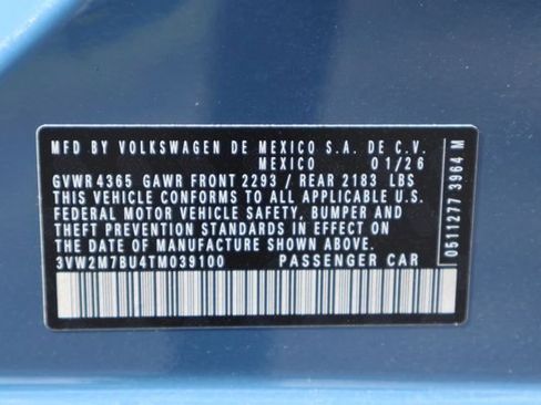 New 2026 Volkswagen Jetta GLI Autobahn FWD image 26