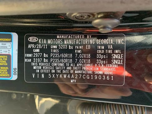 Used 2012 Kia Sorento SX image 31