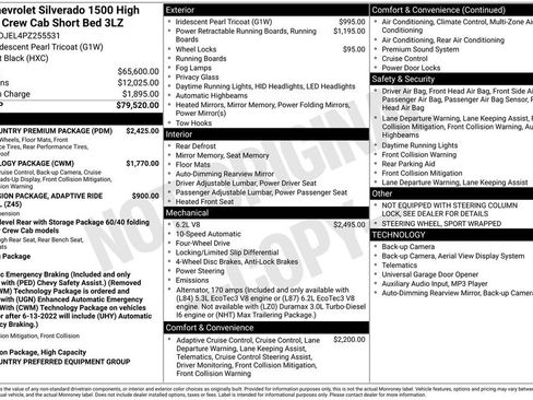 Certified 2023 Chevrolet Silverado 1500 High Country w/ High Country Premium Package AWD/4WD image 5