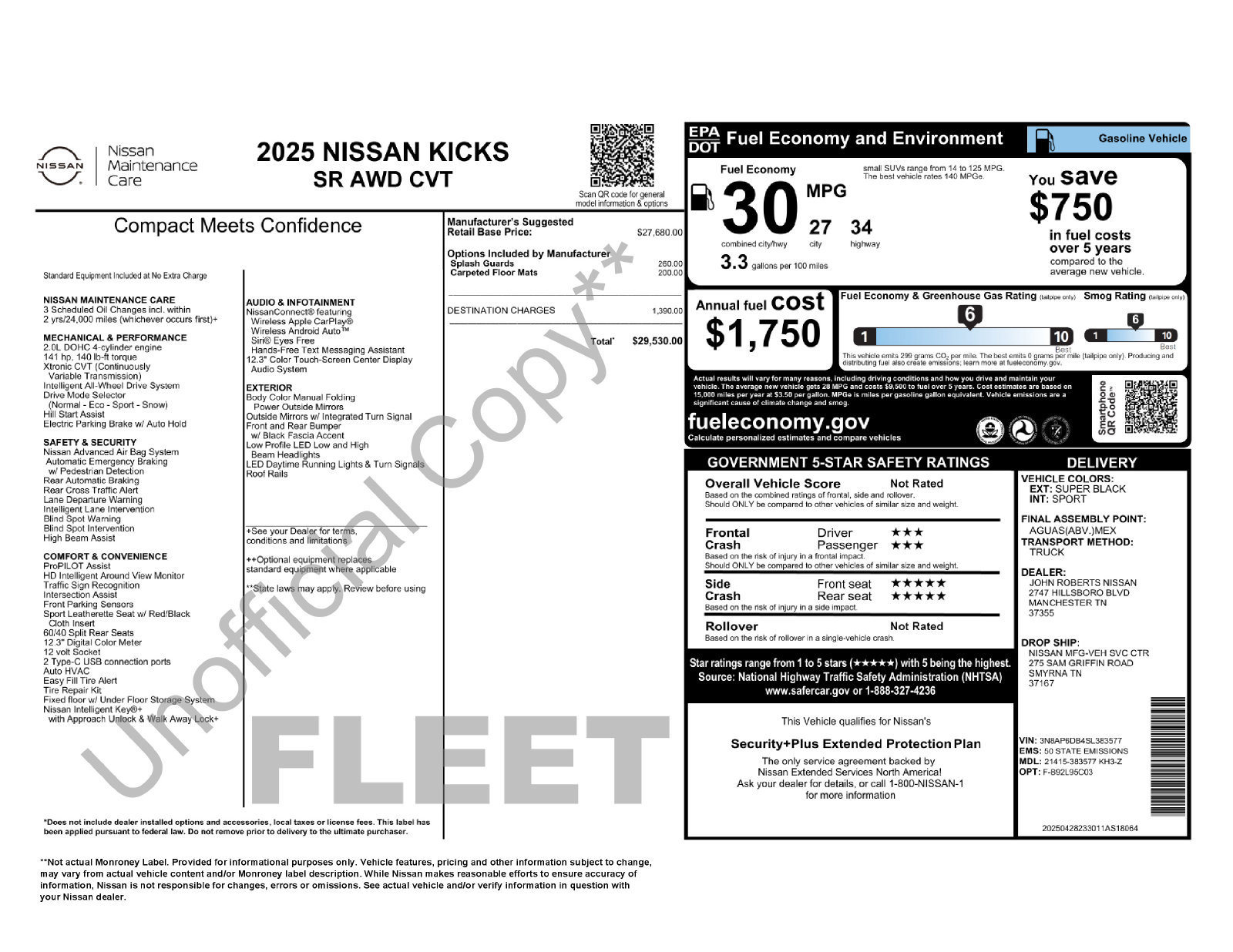 Certified 2025 Nissan Kicks SR AWD/4WD image 5