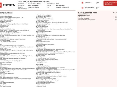 Used 2022 Toyota Highlander XSE image 5