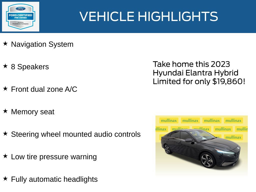 Used 2023 Hyundai Elantra Limited FWD image 23