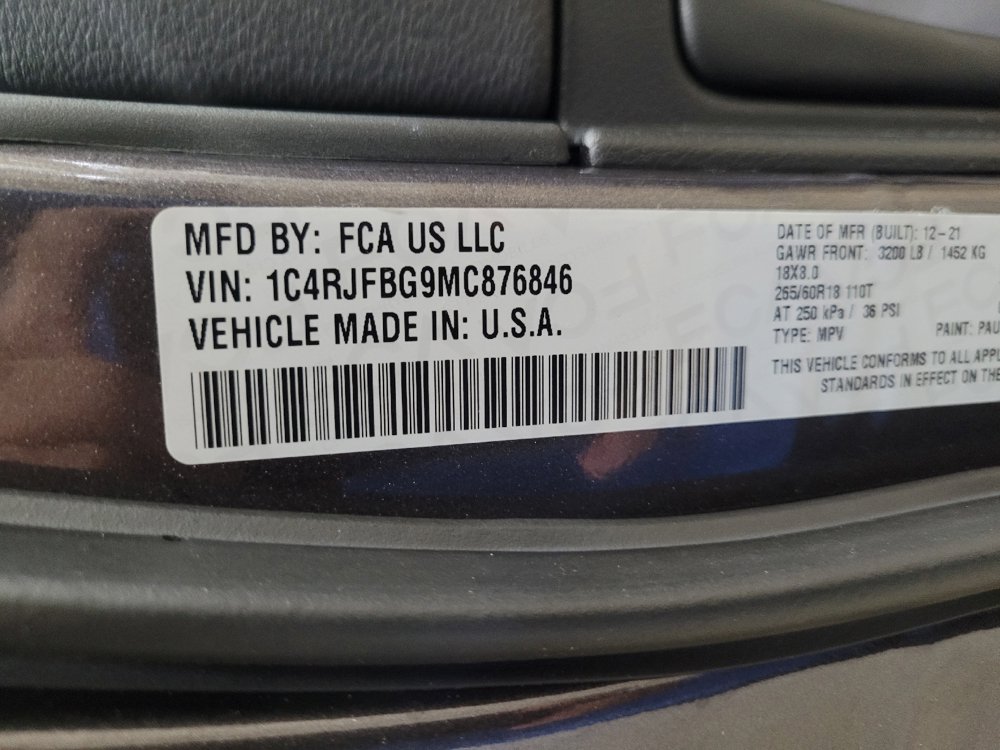 Used 2021 Jeep Grand Cherokee Limited AWD/4WD image 33