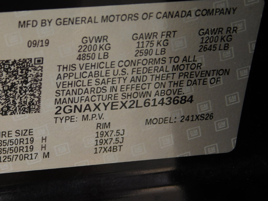 Used 2020 Chevrolet Equinox Premier AWD/4WD image 37