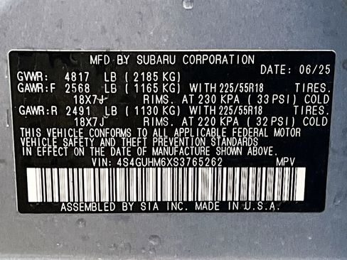 Used 2025 Subaru Crosstrek 2.5i Limited w/ Crosstrek Mirror Package image 33