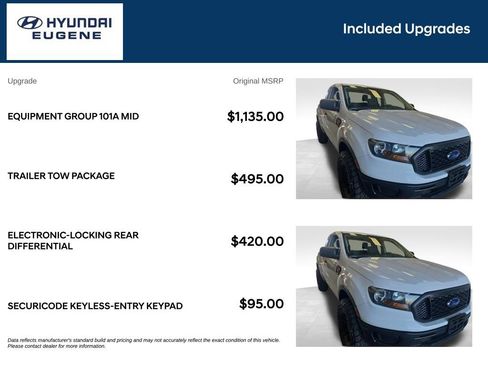 Used 2019 Ford Ranger XL w/ Equipment Group 101A Mid AWD/4WD image 6