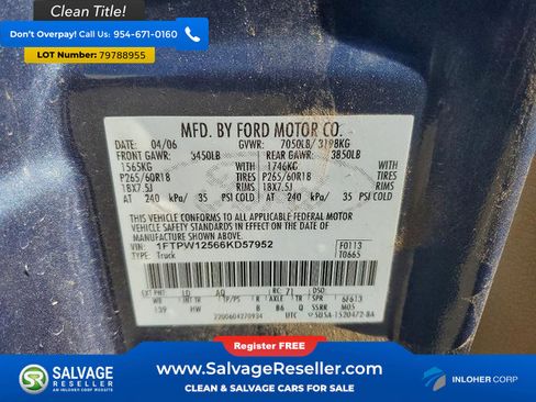 Used 2006 Ford F150 2WD SuperCrew image 16