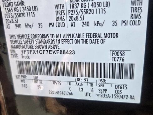 Used 2014 Ford F150 STX w/ Equipment Group 201A Mid image 1