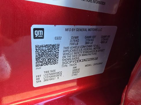 Used 2022 Chevrolet Silverado 1500 Custom Trail Boss w/ Safety Confidence Package image 34