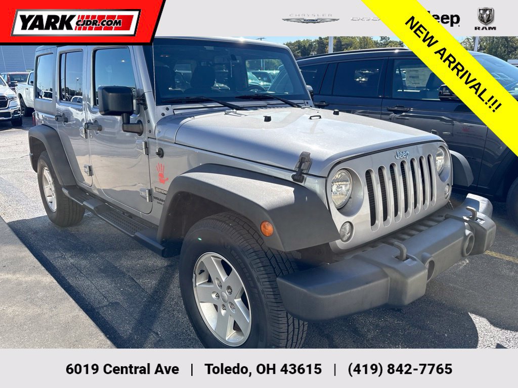 Used 2016 Jeep Wrangler Unlimited Sport w/ Quick Order Package 24S AWD/4WD 360° Tour