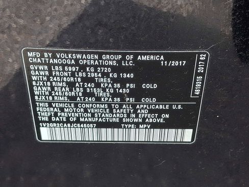 Used 2018 Volkswagen Atlas S image 26