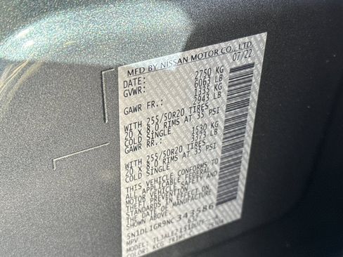 Used 2022 INFINITI QX60 Sensory w/ Vision Package image 39