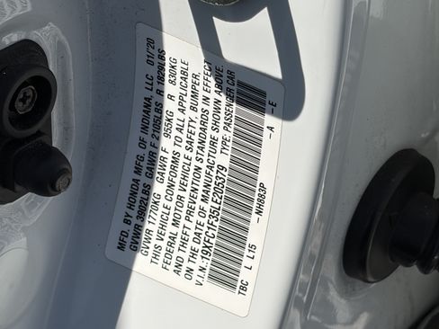 Used 2020 Honda Civic EX image 9