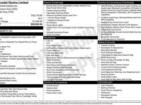 Used 2025 Hyundai Elantra Limited FWD image 34