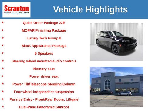 New 2025 Jeep Grand Cherokee L Limited w/ Luxury Tech Group II image 6