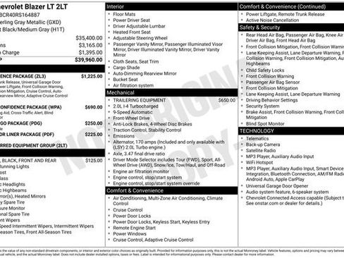 Used 2024 Chevrolet Blazer LT w/ Convenience Package FWD image 11