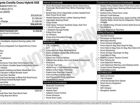 Used 2026 Toyota Corolla Cross AWD Hybrid w/ Convenience Package image 2