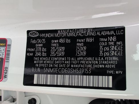 Certified 2025 Hyundai Tucson Limited AWD/4WD image 35
