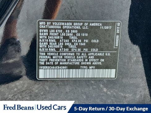 Used 2018 Volkswagen Atlas SEL FWD image 43