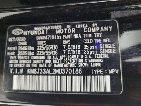 Used 2021 Hyundai Tucson Limited w/ Cargo Package image 33