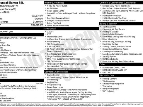 Used 2024 Hyundai Elantra SEL FWD image 31