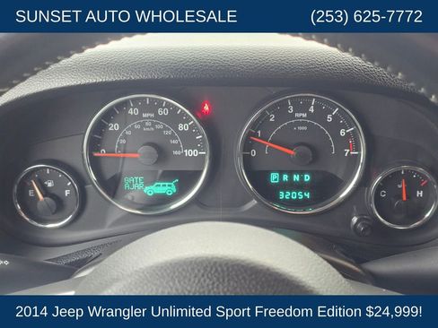 Used 2014 Jeep Wrangler Unlimited Sport AWD/4WD image 25