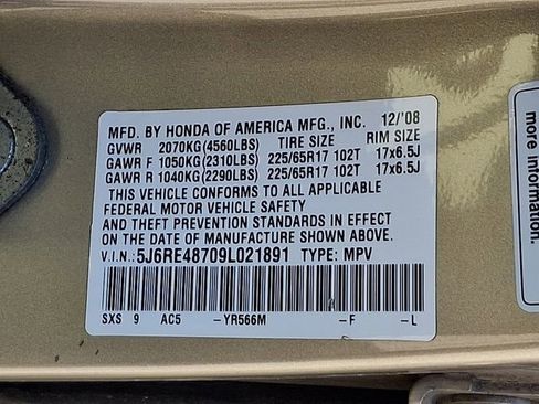 Used 2009 Honda CR-V EX-L image 26