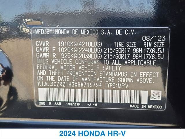 Certified 2024 Honda HR-V LX image 26