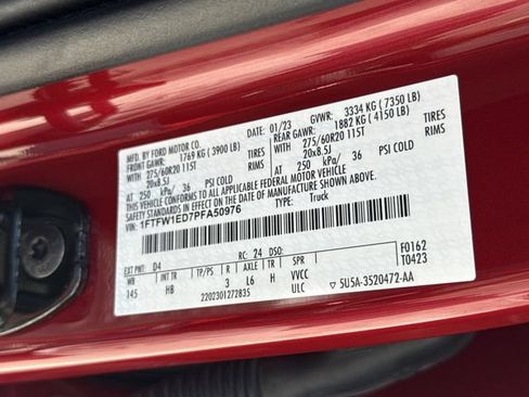 Certified 2023 Ford F150 Lariat AWD/4WD image 46