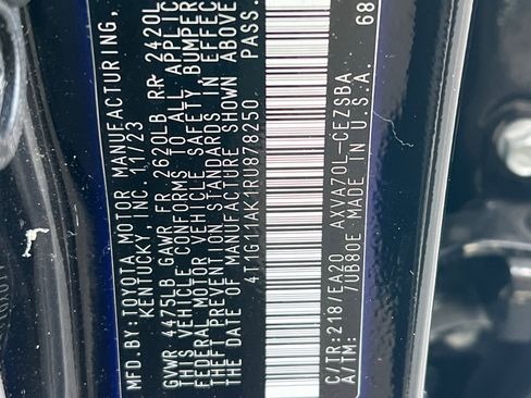 Certified 2024 Toyota Camry SE FWD image 26