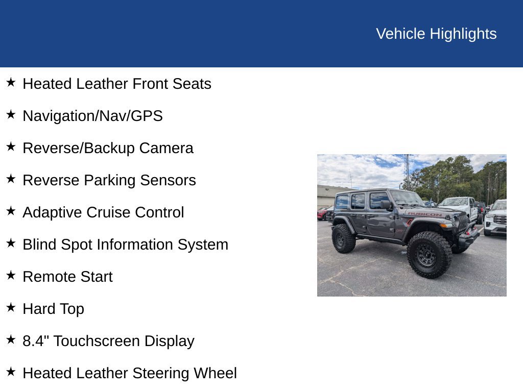 Used 2021 Jeep Wrangler Unlimited Rubicon AWD/4WD image 31