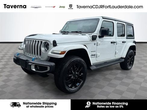 Used 2023 Jeep Wrangler Unlimited Sahara w/ Cold Weather Group AWD/4WD image 1