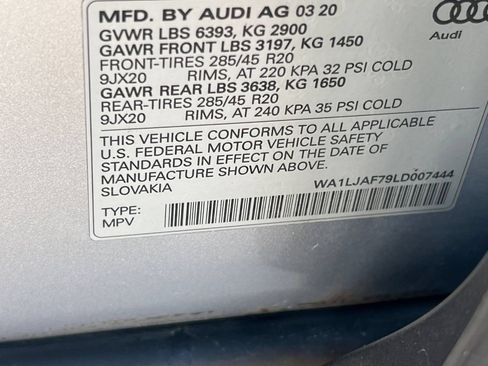 Used 2020 Audi Q7 2.0T Premium Plus w/ Premium Plus Package AWD/4WD image 38