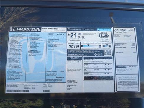 New 2026 Honda Pilot Touring image 20