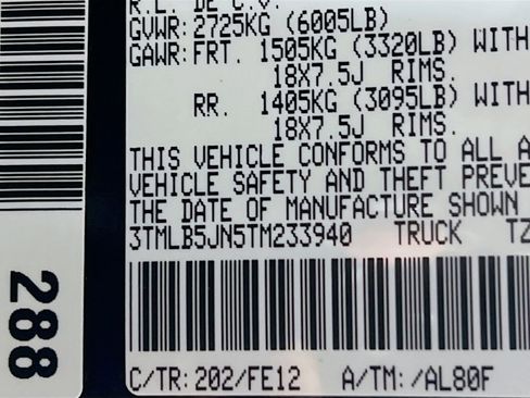 New 2026 Toyota Tacoma TRD Sport AWD/4WD image 25