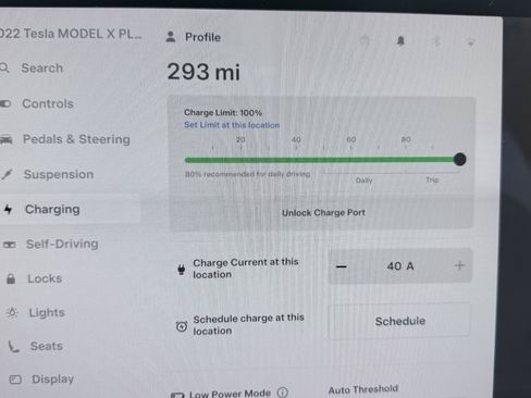 Used 2022 Tesla Model X Plaid AWD/4WD image 2