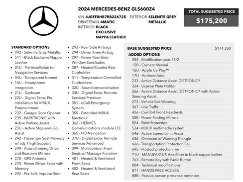 Used 2024 Mercedes-Benz Maybach GLS 600 4MATIC image 89