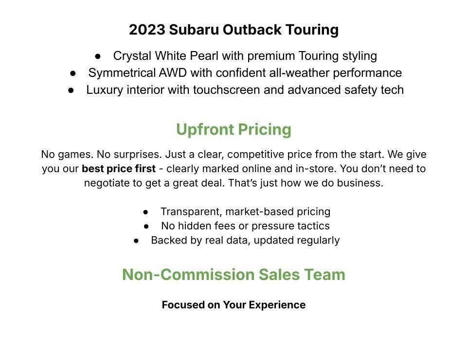 Used 2023 Subaru Outback Touring AWD/4WD image 3