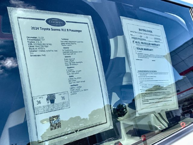 Certified 2024 Toyota Sienna XLE FWD image 46
