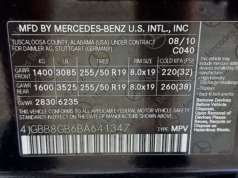 Used 2011 Mercedes-Benz ML 350 4MATIC image 32